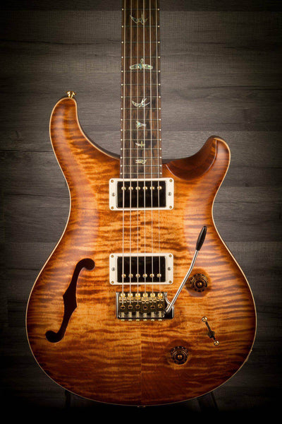 PRS Wood Library Custom 22 Semi Hollow - Copperhead Burst #250594