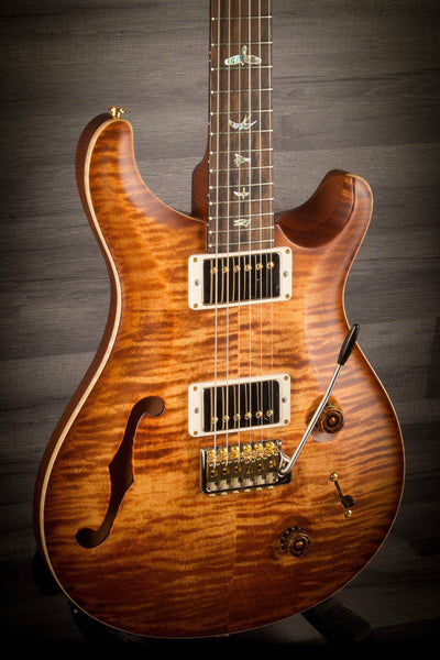 PRS Wood Library Custom 22 Semi Hollow - Copperhead Burst #250594