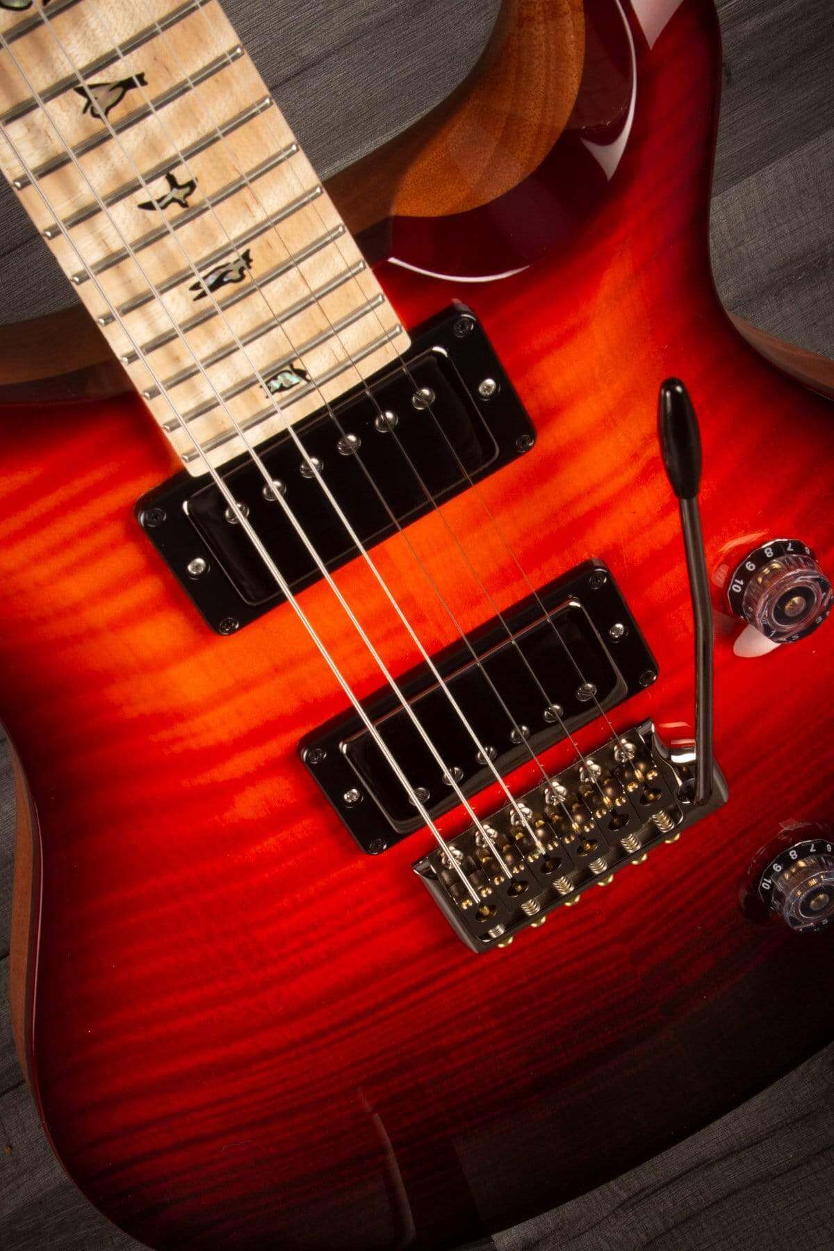 PRS Wood Library Custom 24 Red/Amber Fade s#0318420