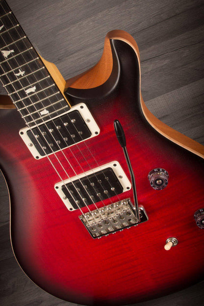USED - PRS CE24 Satin Nitro Ltd Scarlet Sunburst s#240015