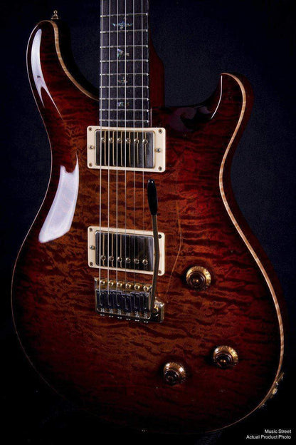 USED - PRS Custom 22 Artist Pack, Dark Cherry Sunburst Quilt, 2002