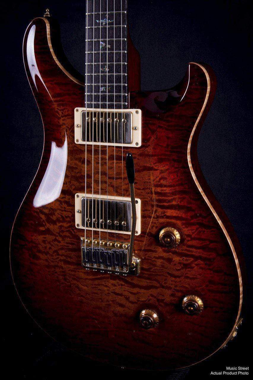 USED - PRS Custom 22 Artist Pack, Dark Cherry Sunburst Quilt, 2002