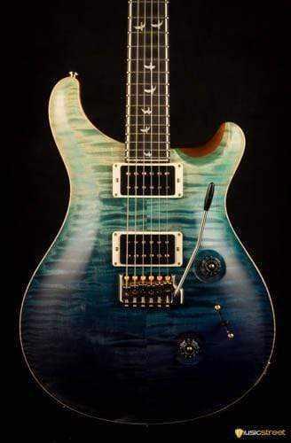 USED - PRS Custom 24 30Th Anniversary Wood Library, Blue Fade Satin S#221406