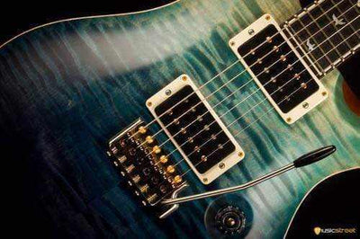 USED - PRS Custom 24 30Th Anniversary Wood Library, Blue Fade Satin S#221406