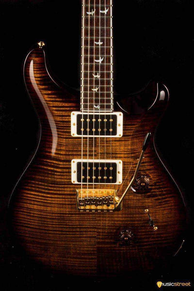 USED - PRS Custom 24, 30Th Anniversary - Wood Library Limited - Black Gold