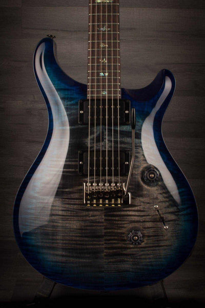 USED - PRS Custom 24 Wood Library Charcoal Blueburst S#236691