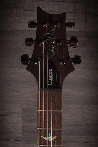 USED - PRS Custom 24 Wood Library Charcoal Blueburst S#236691