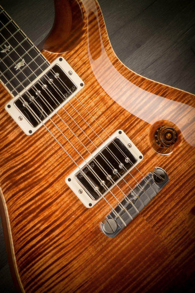 USED - PRS McCarty Wood Library 10 Top Ebony Fb - Copper S#233351