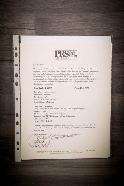 USED - PRS Private Stock (Joe Knaggs) Hollowbody I Piezo #403 (Serial: 266668)