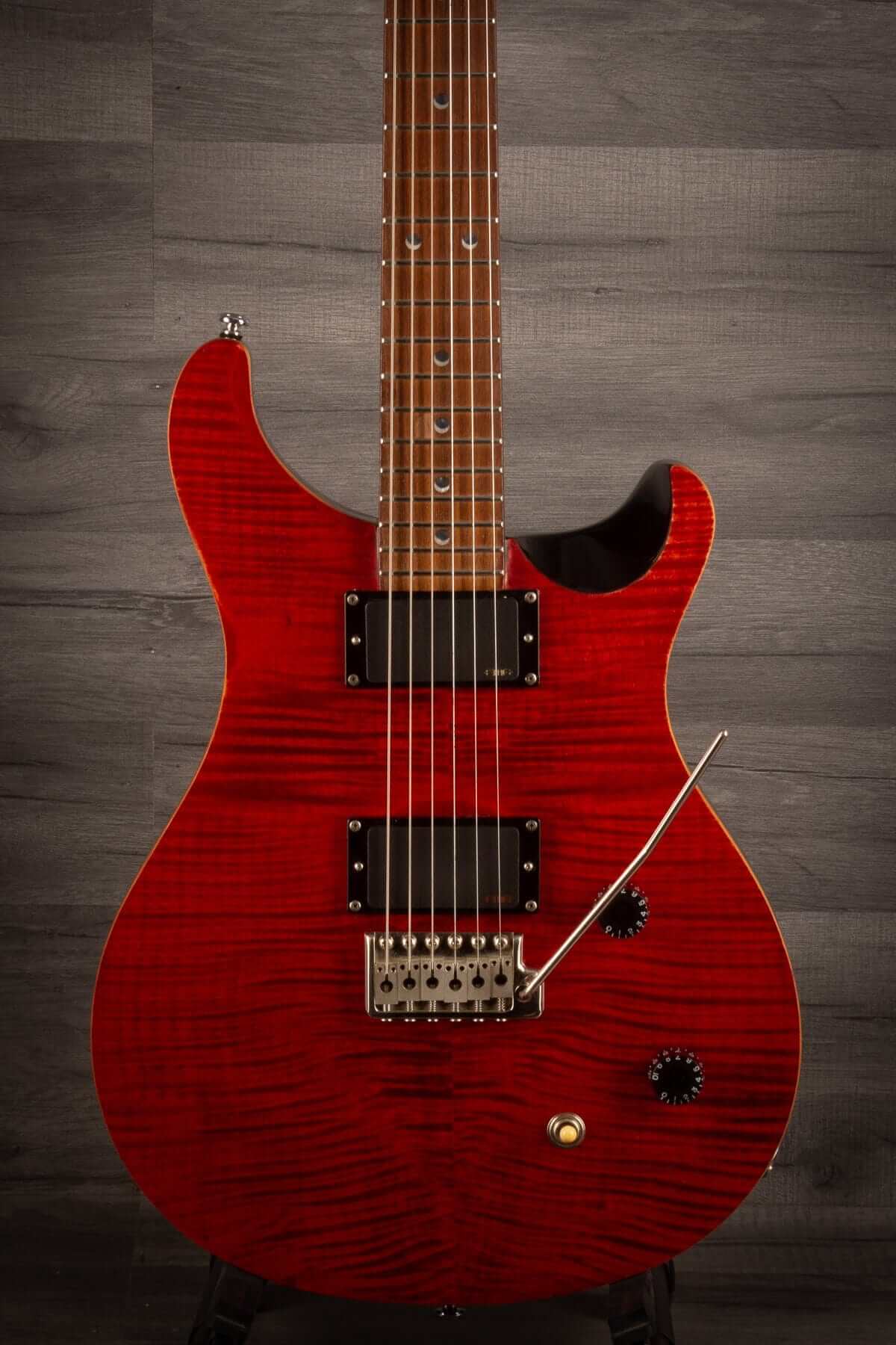 USED PRS SE Custom 22 - Satin Red stained (EMG Pickups) - MusicStreet