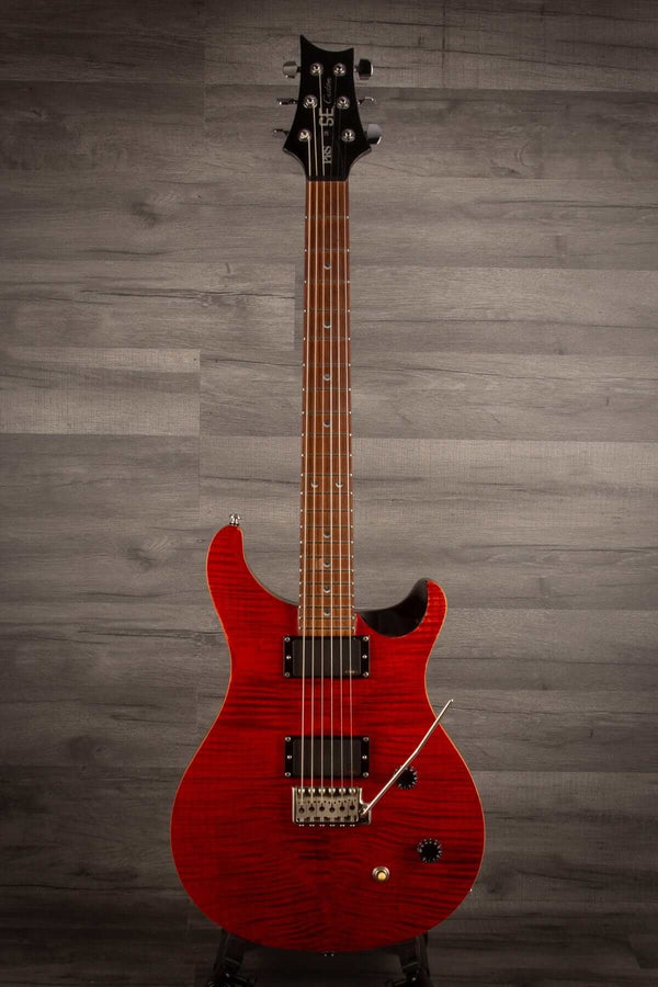 USED PRS SE Custom 22 - Satin Red stained (EMG Pickups) - MusicStreet