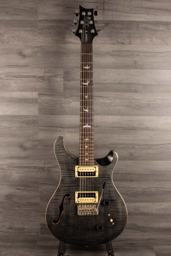 USED - PRS SE Custom 22 Semi Hollow Grey Black - 2018 model - MusicStreet