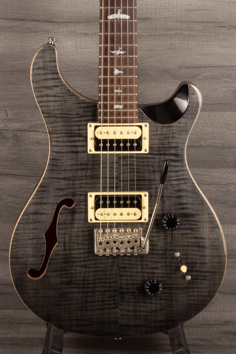 USED - PRS SE Custom 22 Semi Hollow Grey Black - 2018 model - MusicStreet