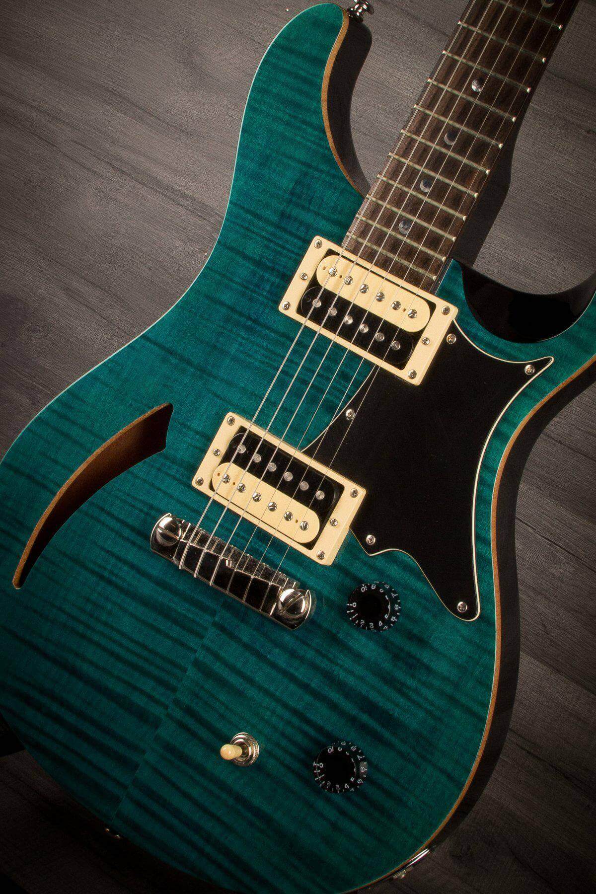 USED - PRS SE Semi Hollow Custom Teal
