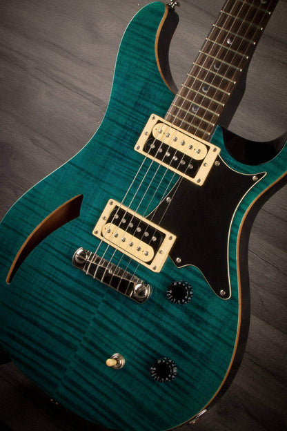 USED - PRS SE Semi Hollow Custom Teal
