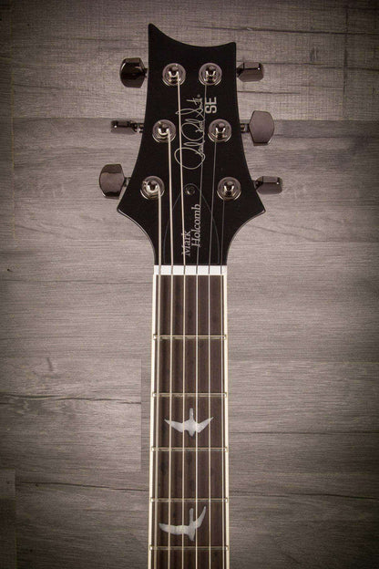 USED - PRS SE Stealth Mark Holcomb Satin Quilt Ltd - GREY BLACK