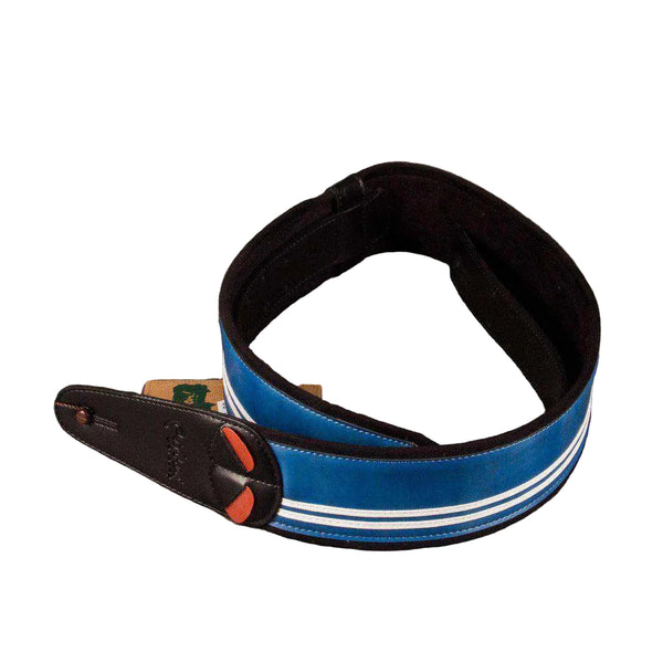 RightOn! Guitar Strap - Race (Blue)