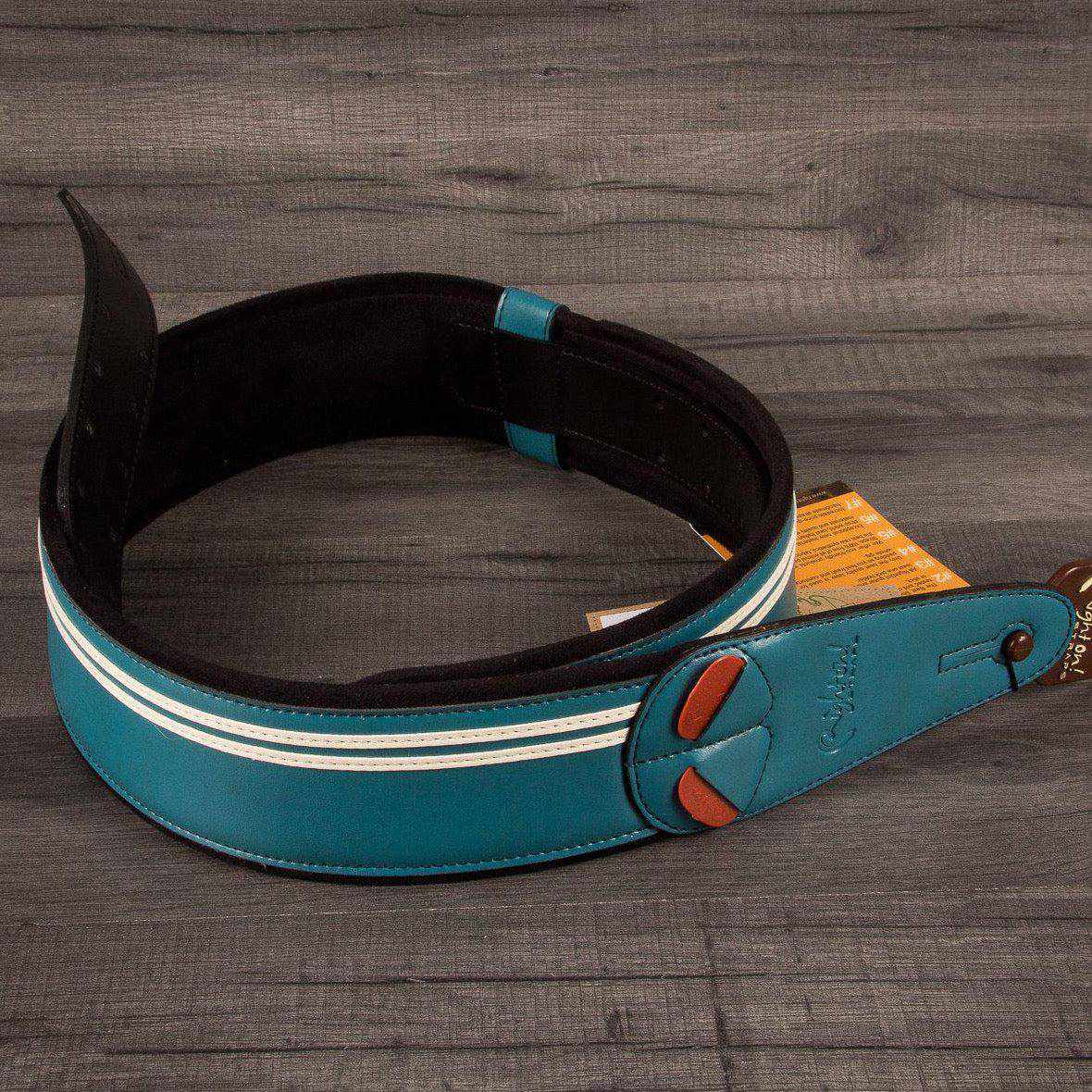 RightOn! Race Guitar Strap - Teal