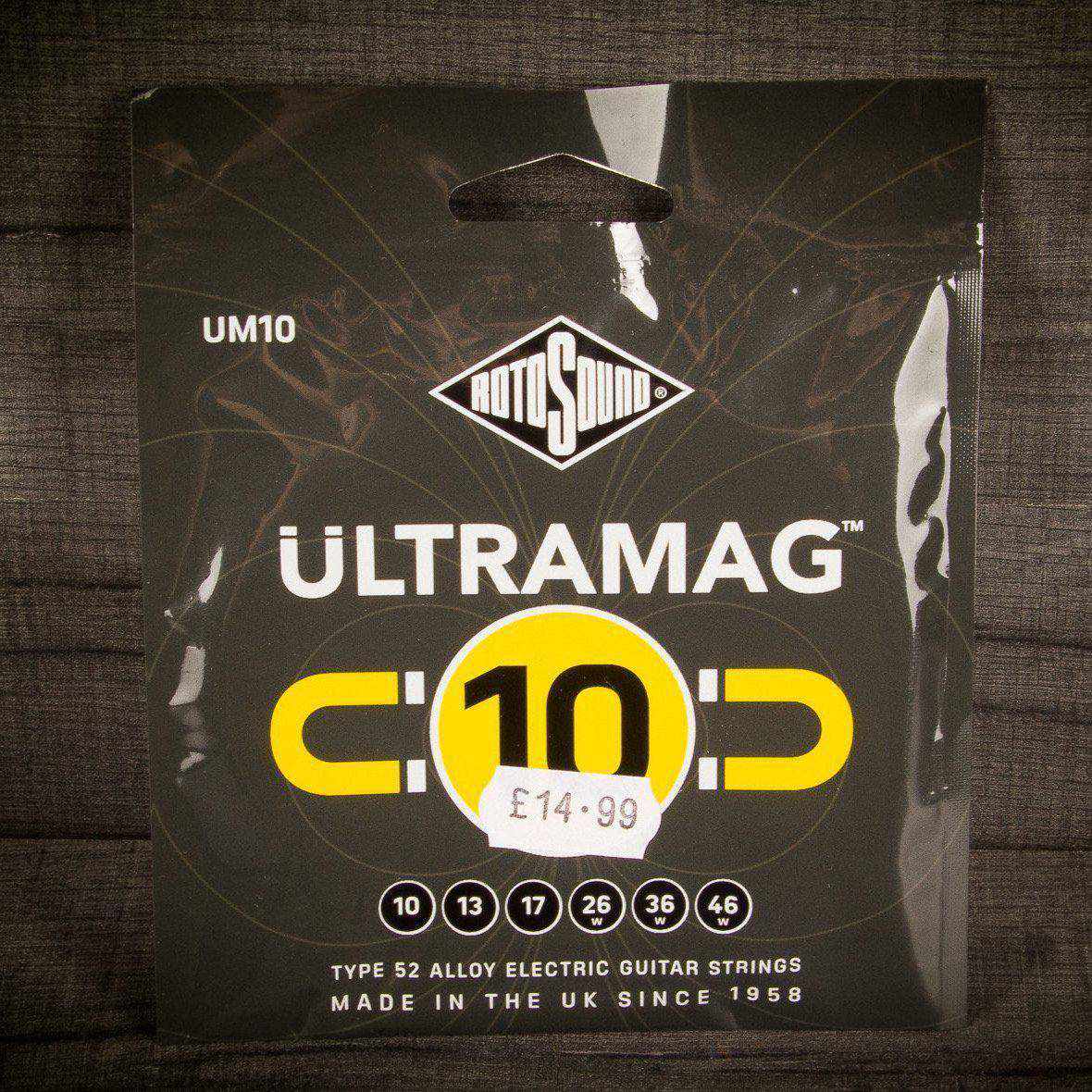Rotosound UM10 Ultramag Alloy Electric Guitar Strings 10-46