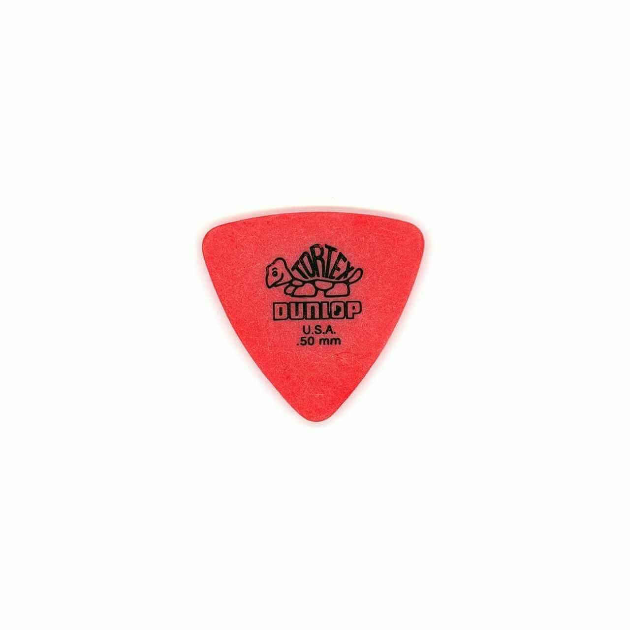 DUNLOP Tortex Triangle Player Pack 6 Piece Red 0.50mm - MusicStreet