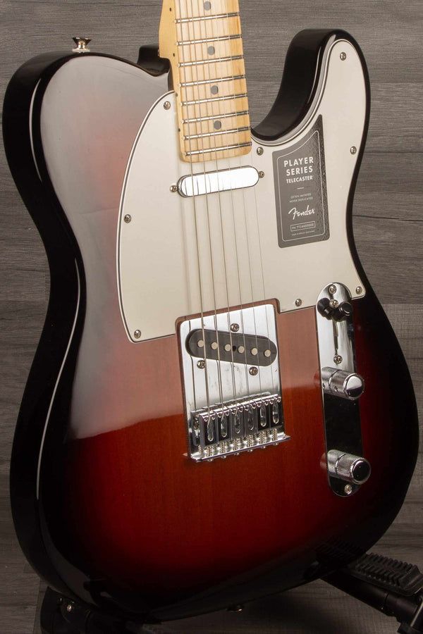 Fender Players Series Telecaser Sunburst Maple Neck - MusicStreet