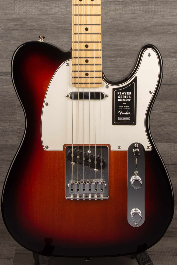 Fender Player Series Telecaster Electric Guitar - Sunburst, Maple Neck