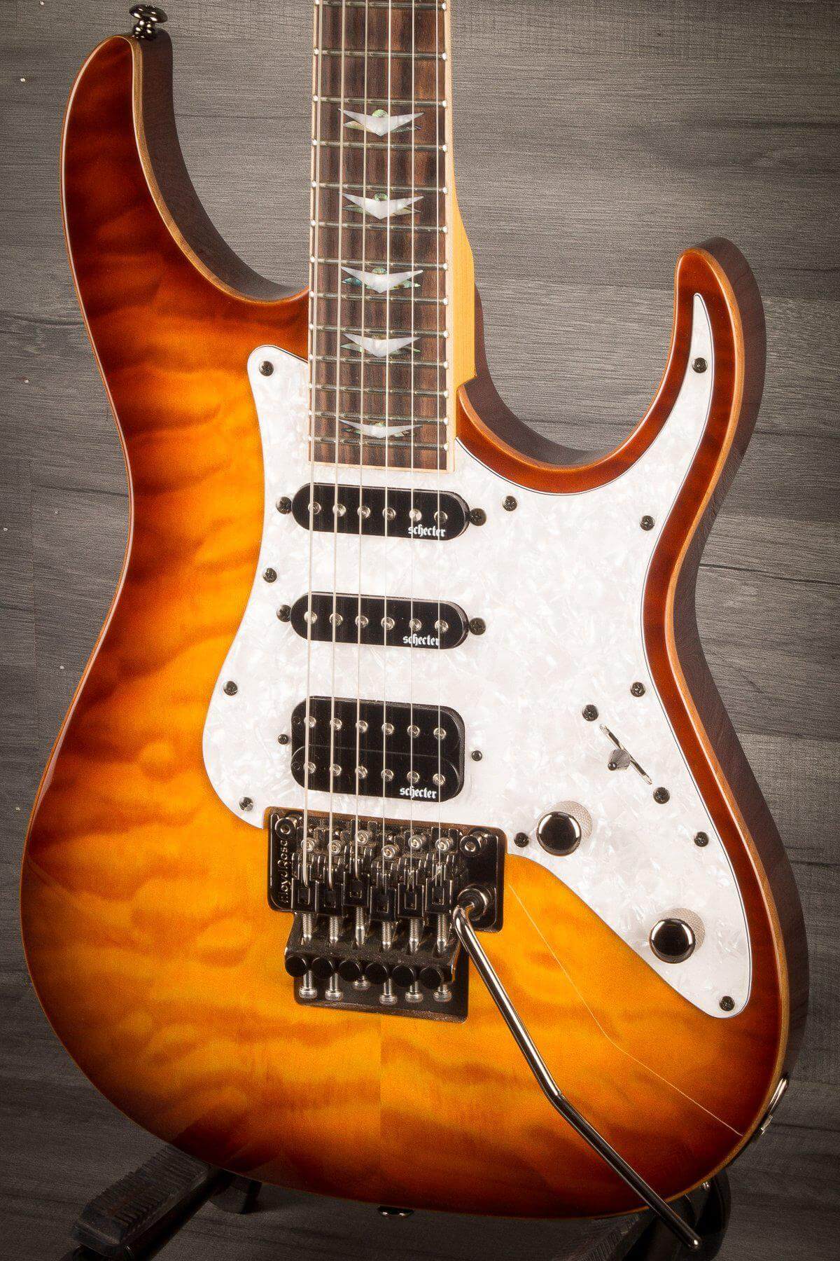 USED - Schecter Banshee 6 FR Extreme - Vintage Sunburst