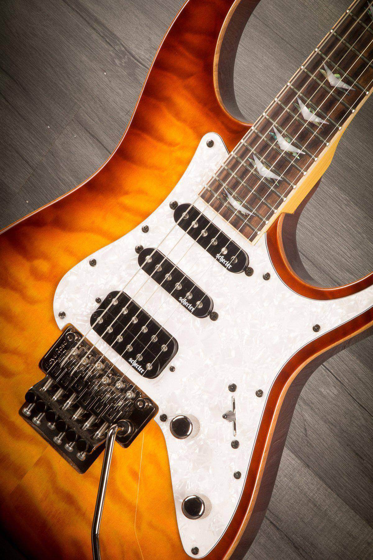 USED - Schecter Banshee 6 FR Extreme - Vintage Sunburst