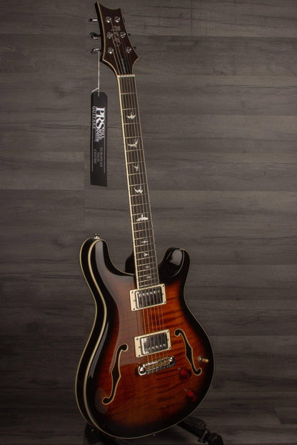 PRS SE Hollowbody II Black Gold Burst
