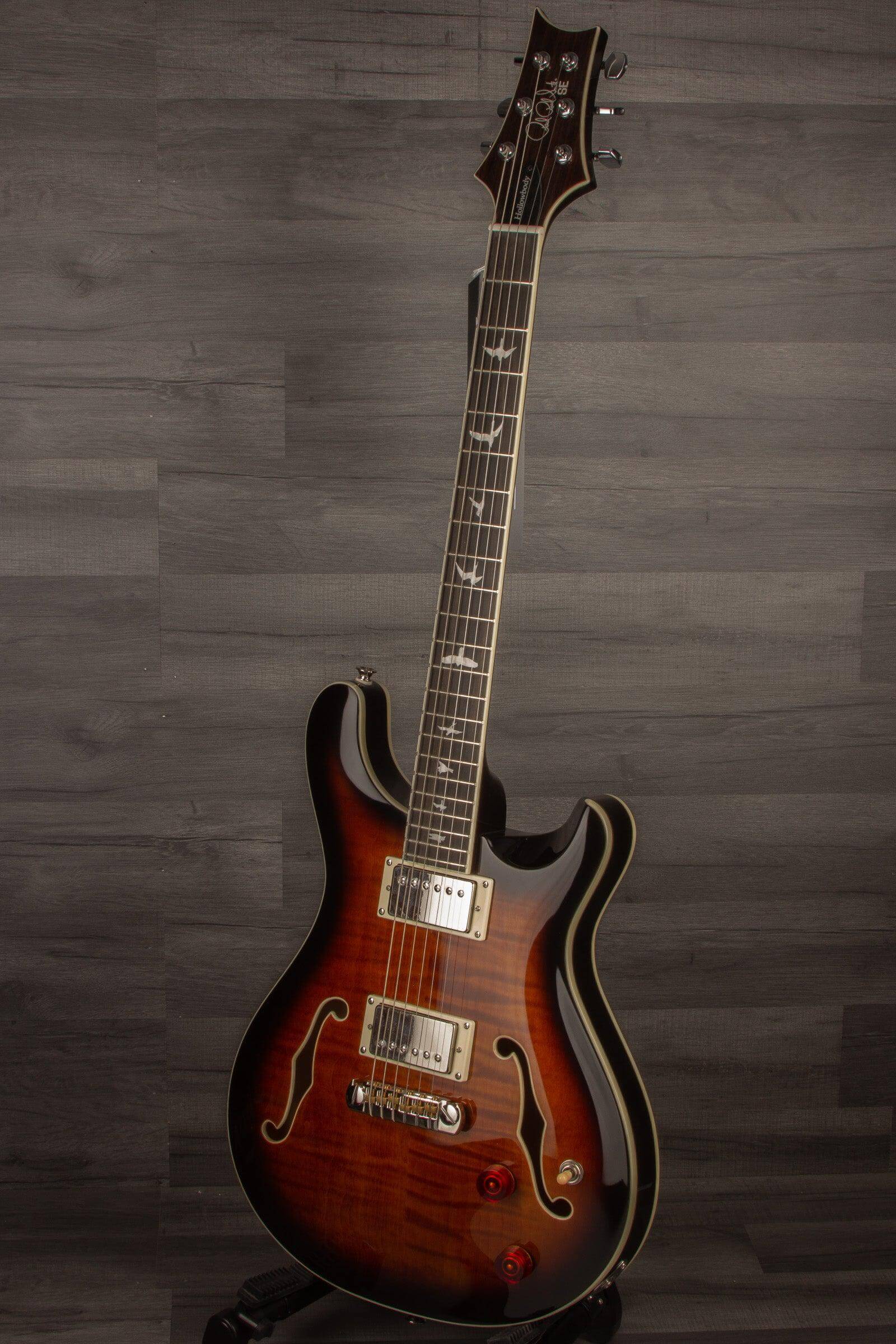 PRS SE Hollowbody II Black Gold Burst - MusicStreet