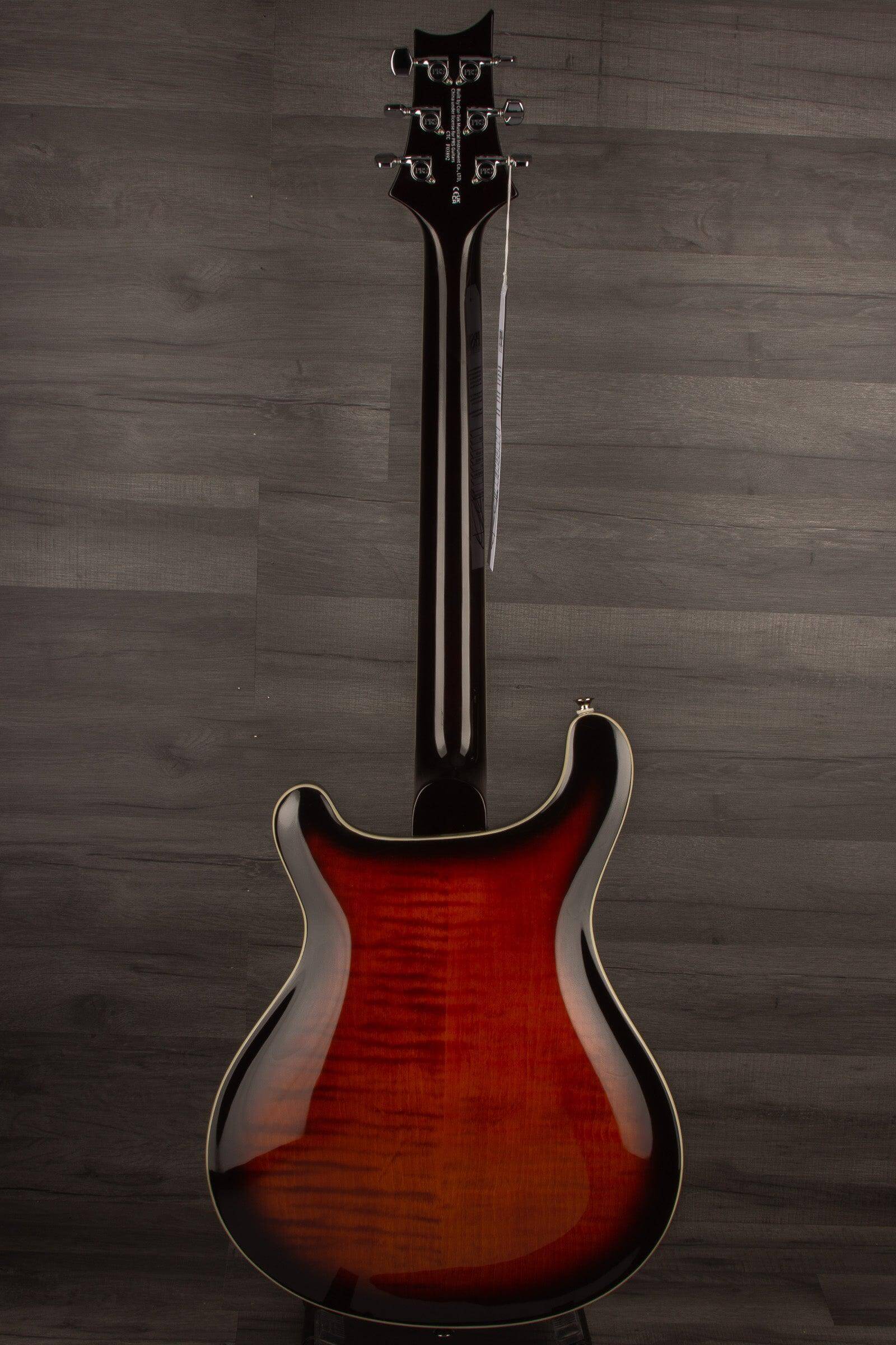 PRS SE Hollowbody II Black Gold Burst