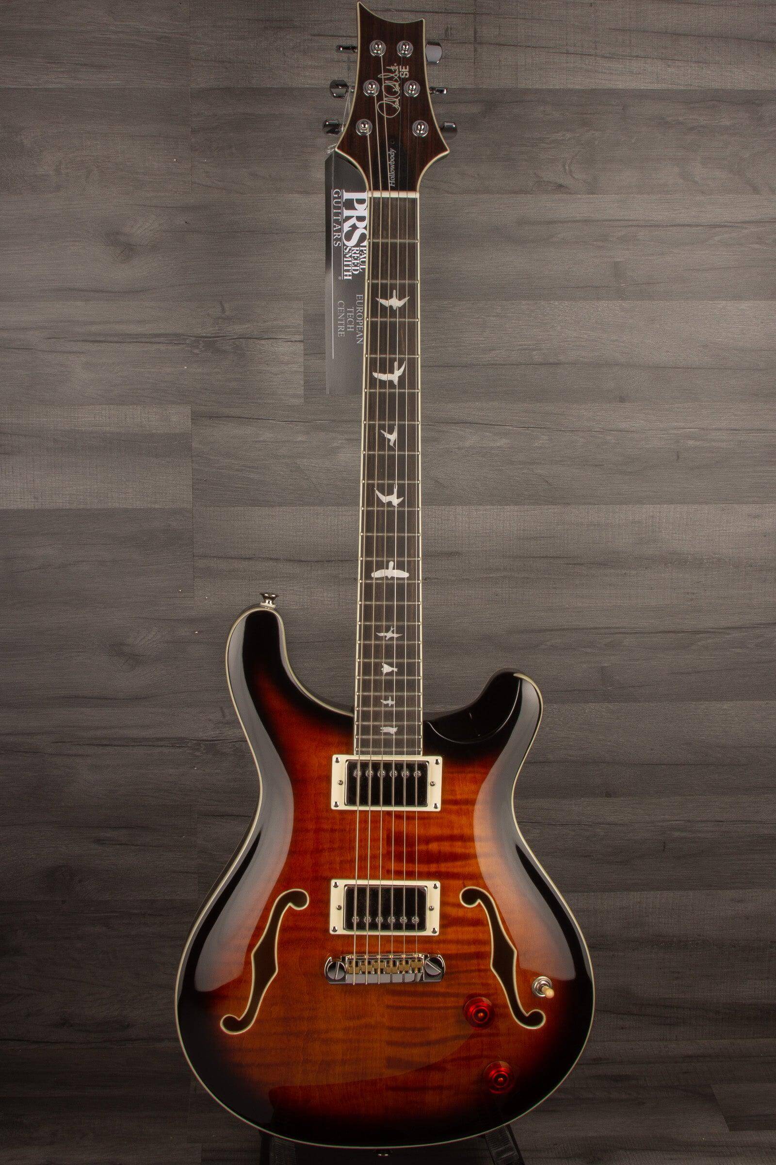 PRS SE Hollowbody II Black Gold Burst - MusicStreet