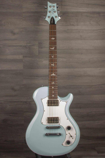 USED - PRS SE Starla - Powder Blue guitar in nice clean condition with original gig bag and distinctive retro-inspired design.