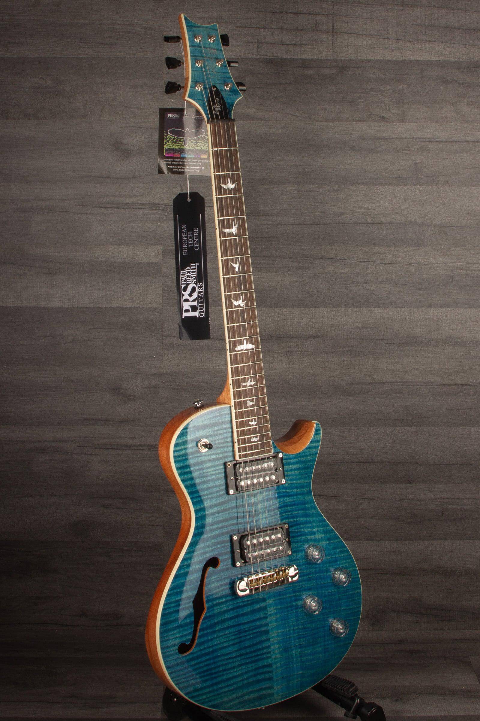 PRS SE Zach Myers Electric Guitar - Myers Blue