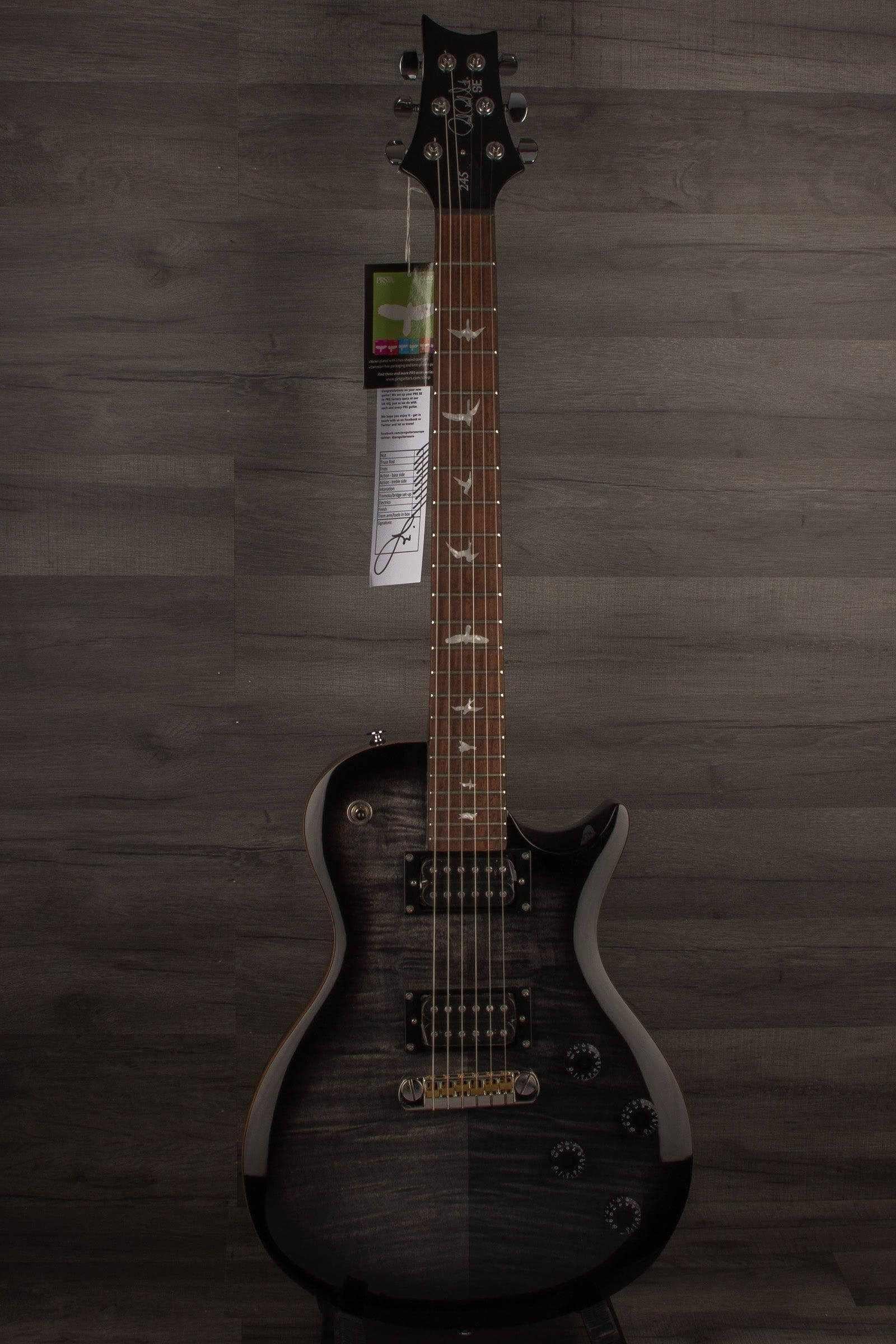 PRS SE 245 Electric Guitar - Charcoal Burst