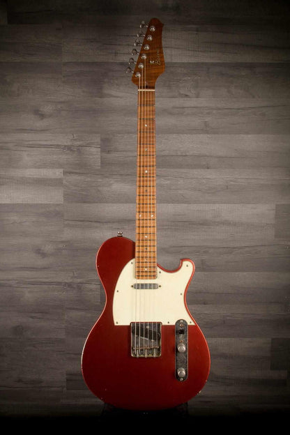 Seth Baccus Guitars Shoreline T Electric Guitar - Red Relic
