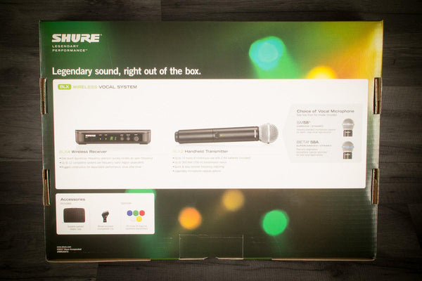 Shure Sm Wireless Rack-Mountable Vocal System With Sm58 - MusicStreet