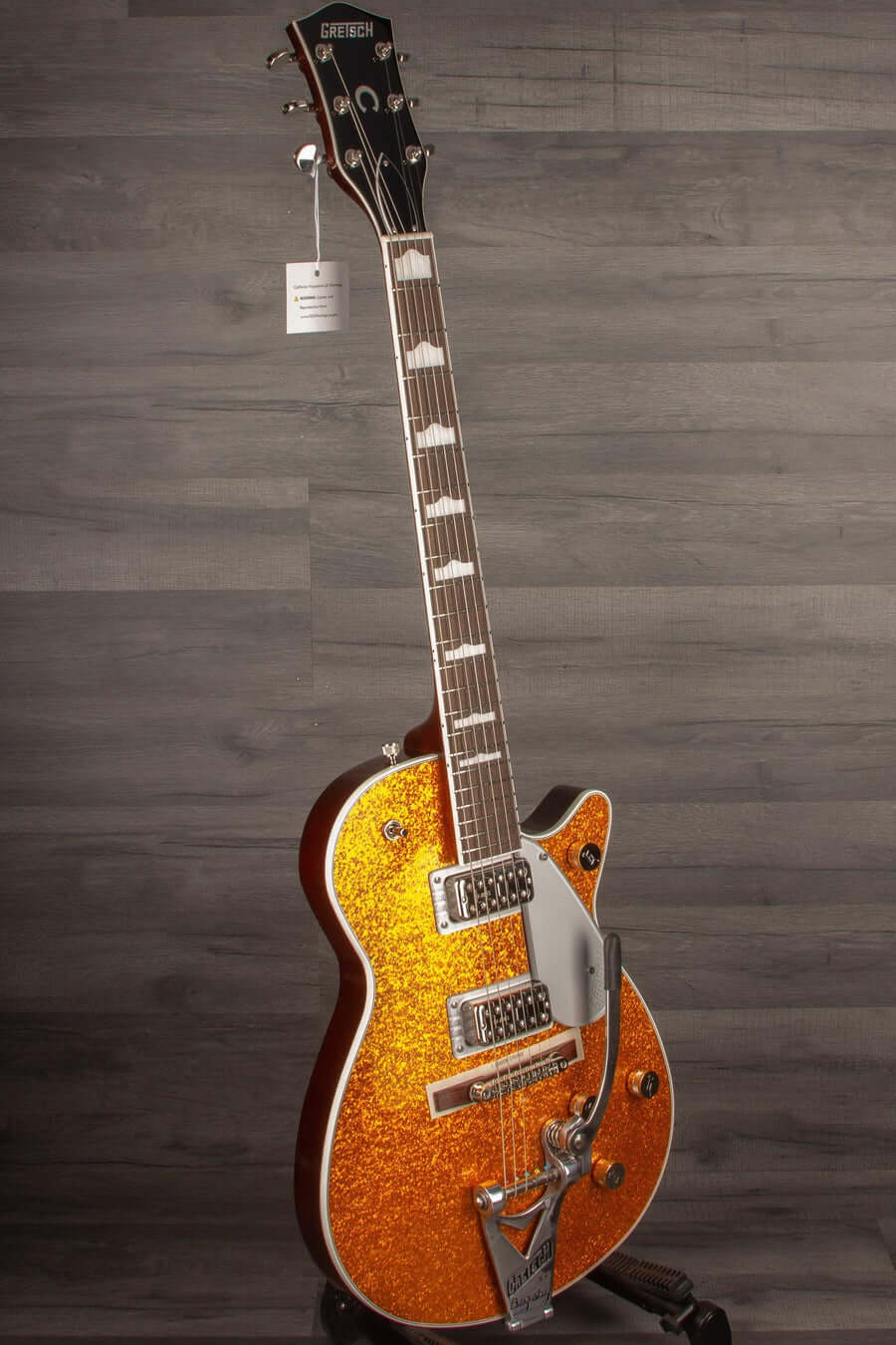 Gretsch G6129T-89VS Vintage Select ‘89 Sparkle Jet™ Electric Guitar with Bigsby®, Rosewood Fingerboard - Gold Sparkle