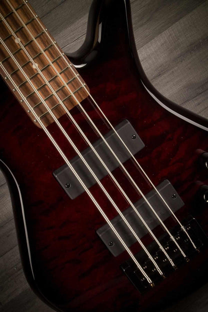 Spector Legend 5 Classic Bass Guitar - Black Cherry