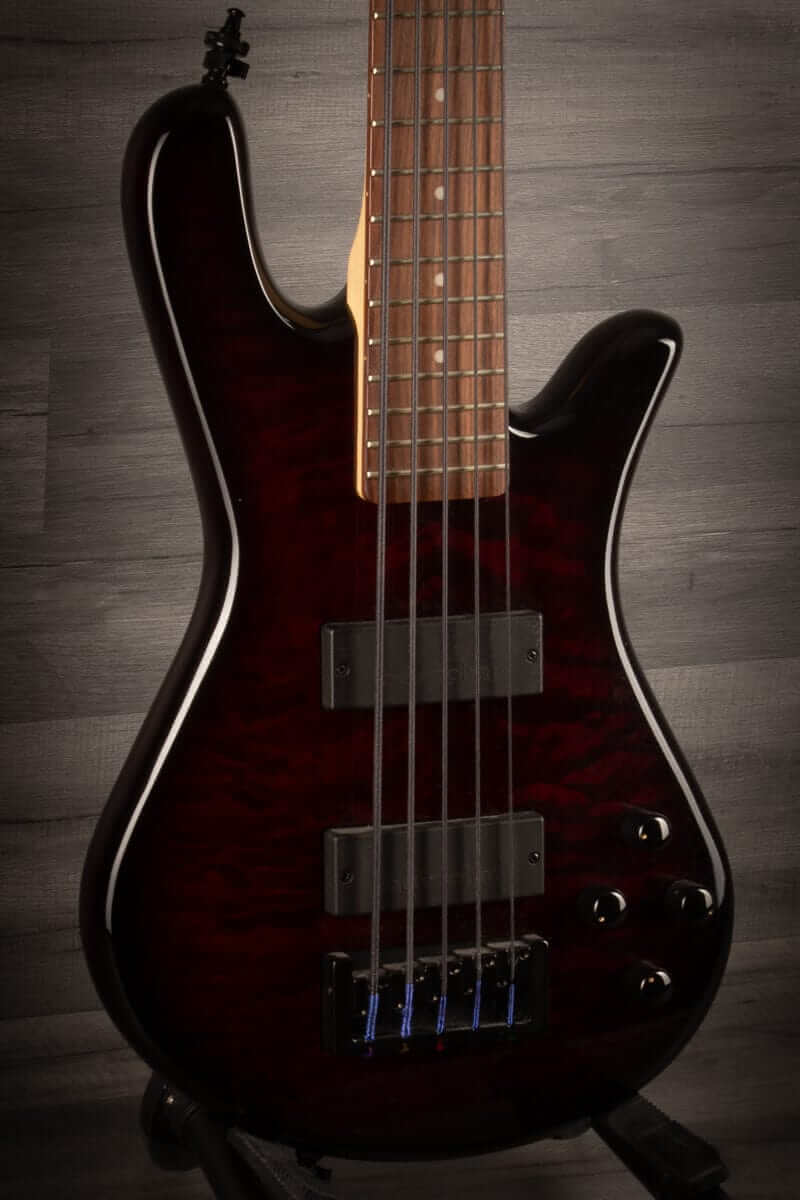 USED - Spector Legend 5 Classic, Bass Guitar - Black Cherry