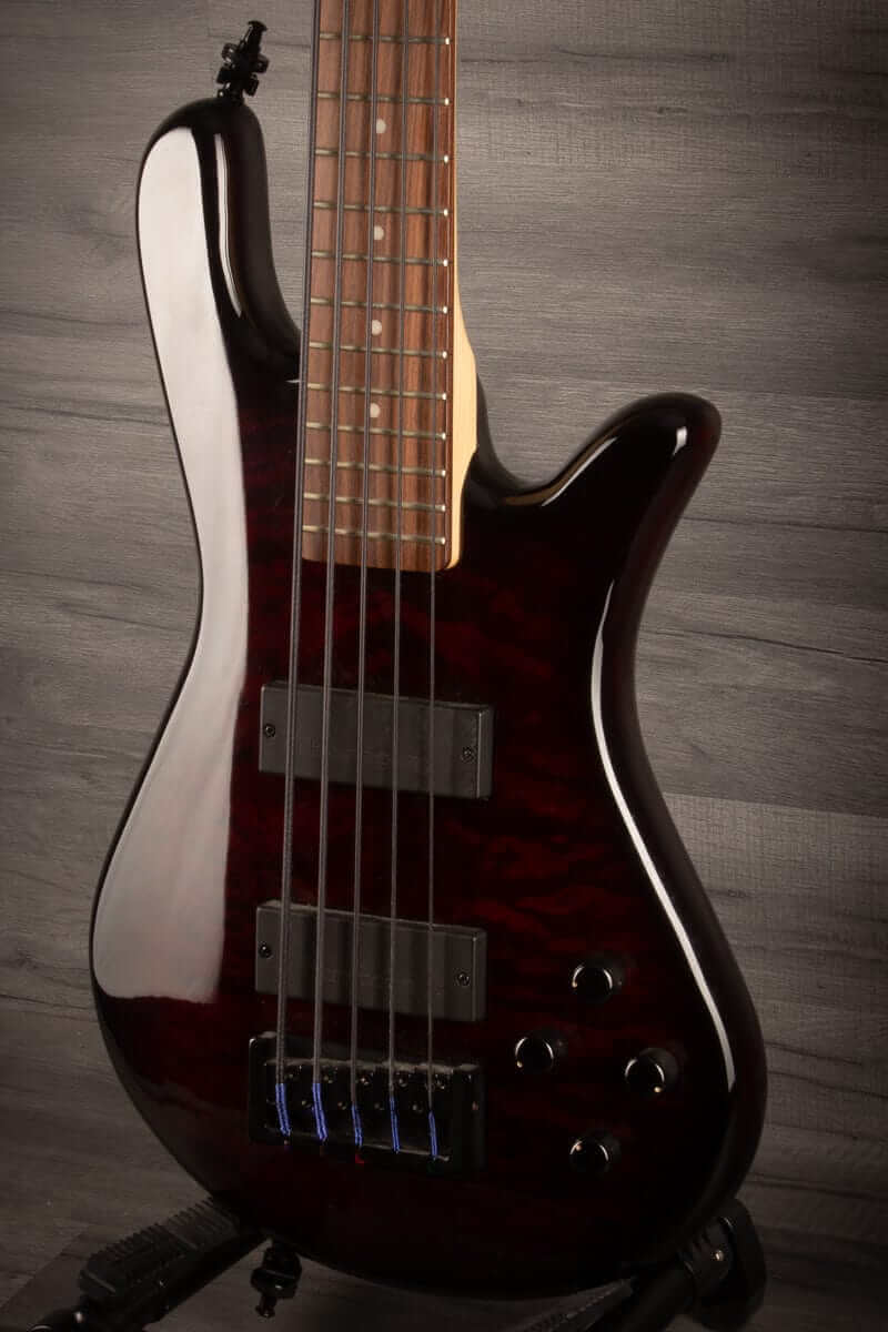 USED - Spector Legend 5 Classic, Bass Guitar - Black Cherry