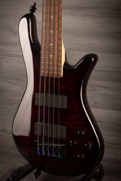 USED - Spector Legend 5 Classic, Bass Guitar - Black Cherry