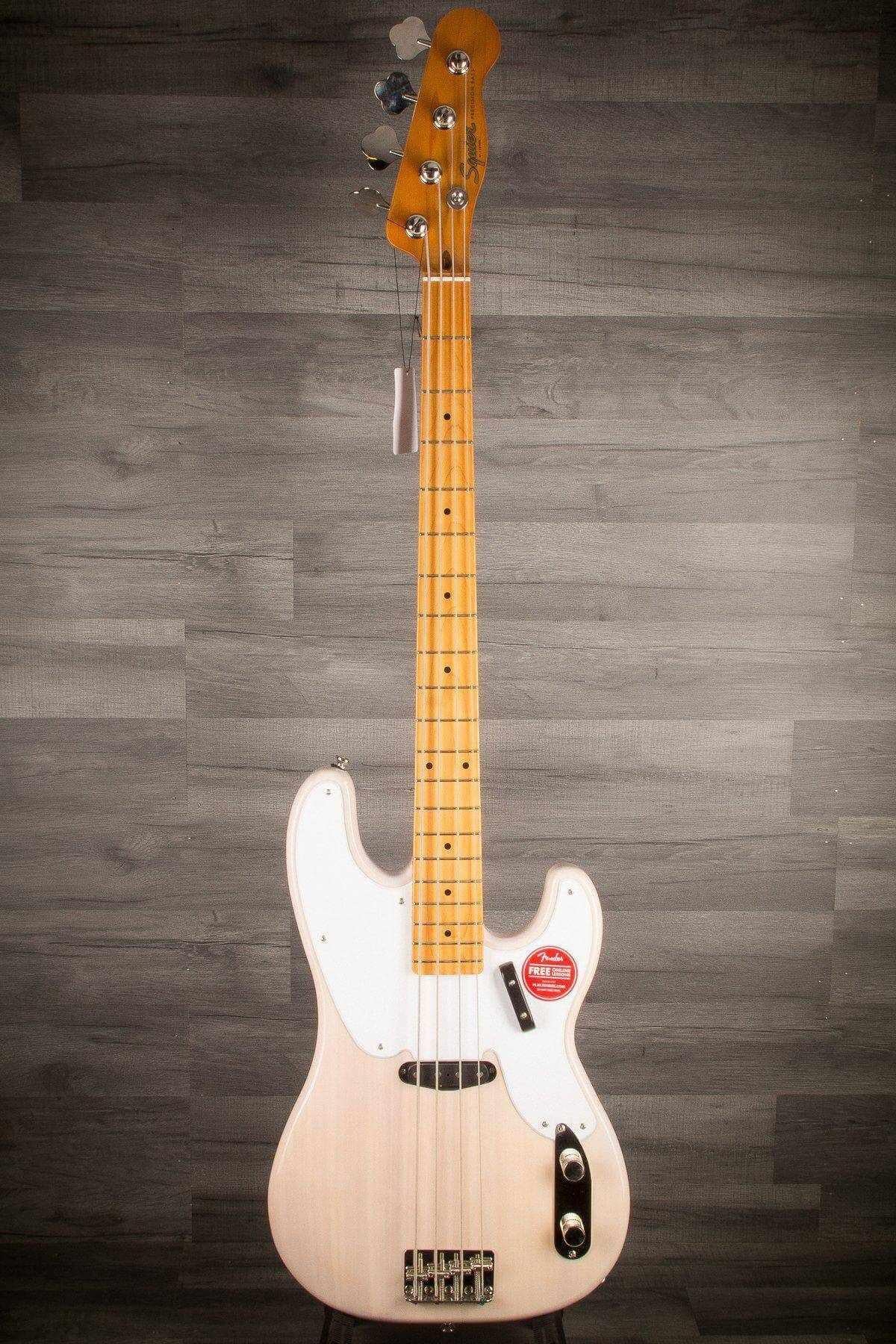 Squier Classic Vibe '50s Precision Bass Guitar in White Blonde