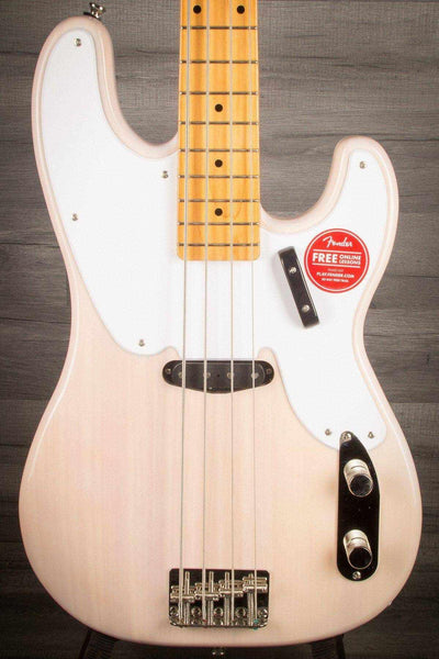 Squier Classic Vibe '50s Precision Bass Guitar in White Blonde