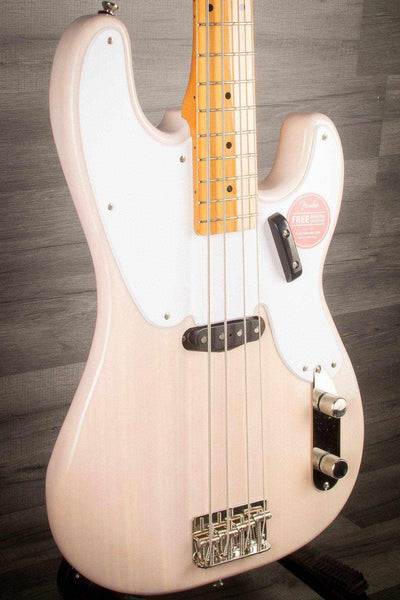 Squier Classic Vibe '50s Precision Bass Guitar in White Blonde