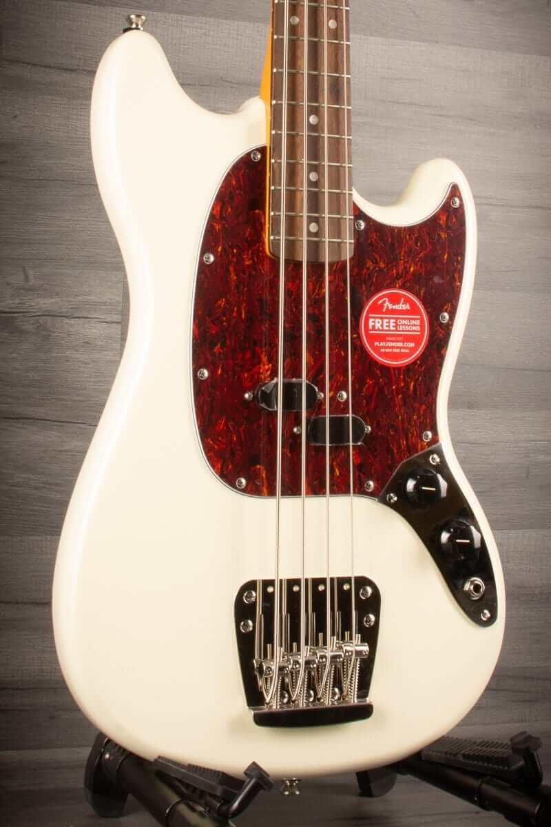 Squier Classic Vibe '60s Mustang Bass Guitar - Olympic White
