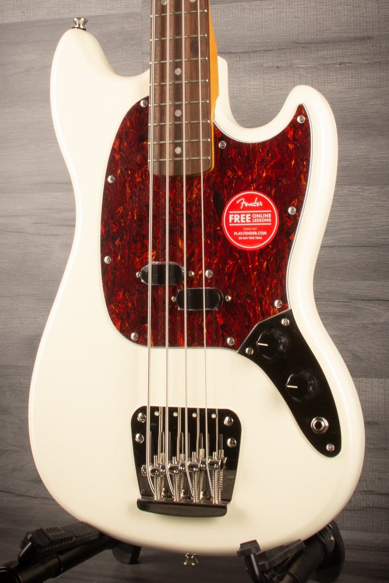 Squier Bass Guitar Squier Classic Vibe '60s Mustang Bass Olympic White