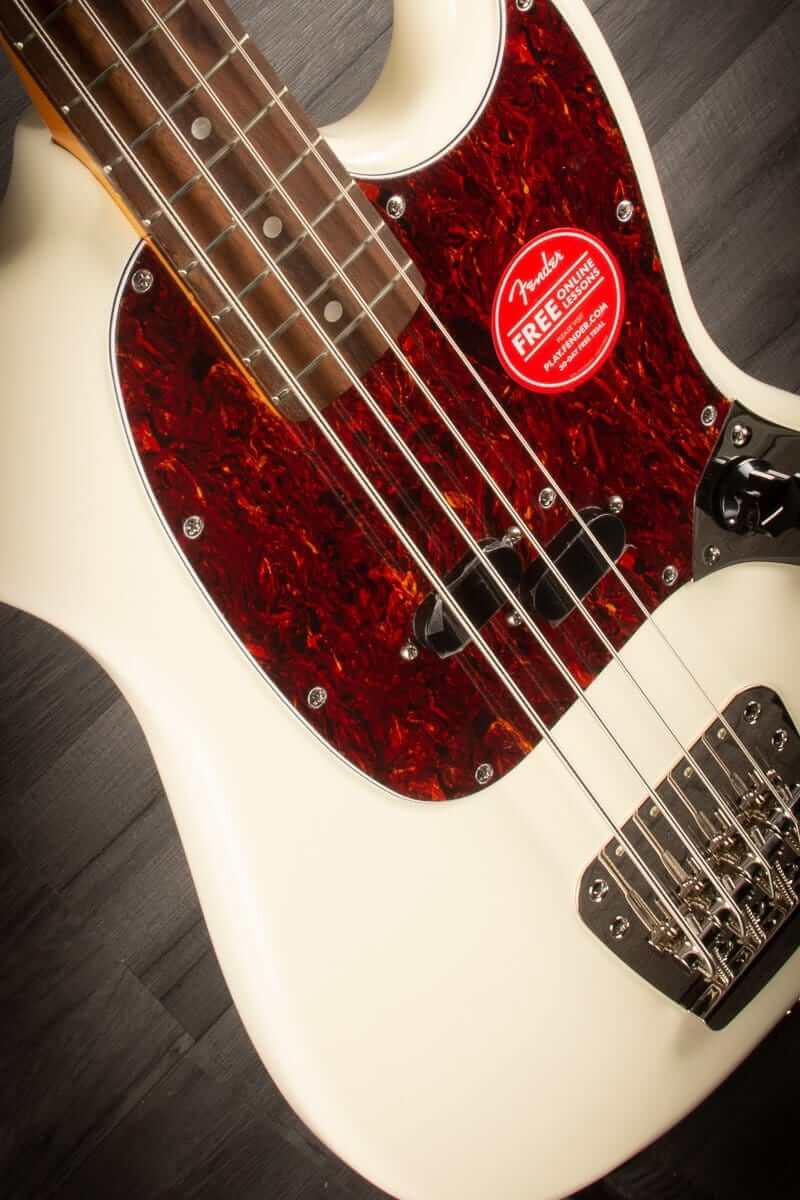 Squier Classic Vibe '60s Mustang Bass Guitar - Olympic White