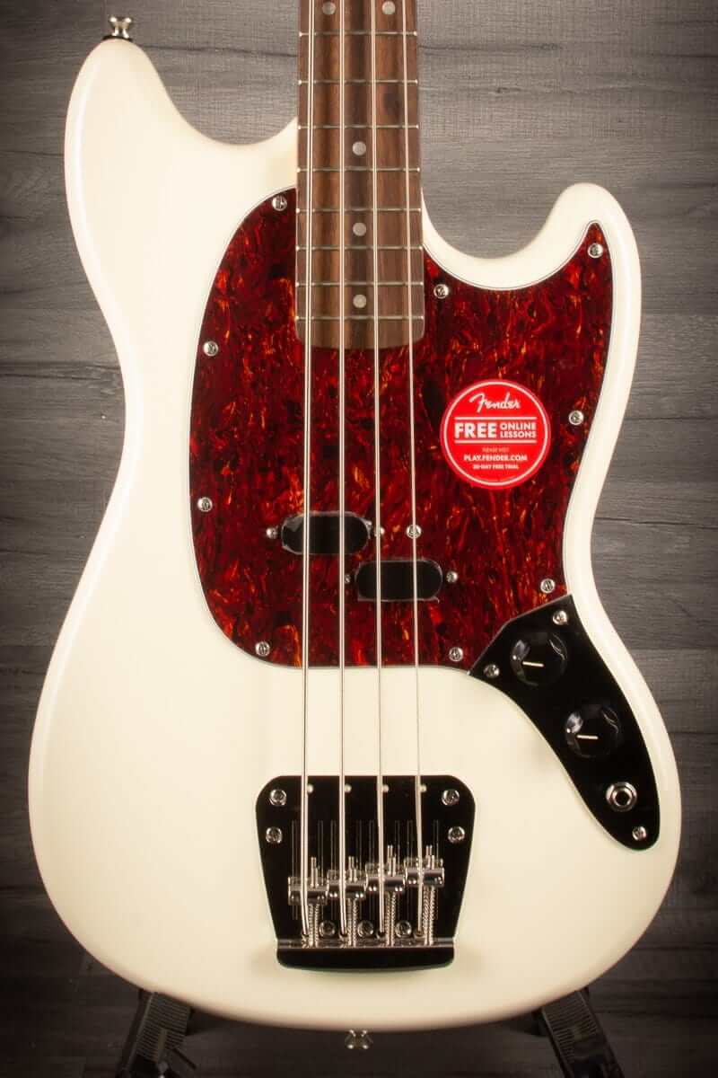 Squier Classic Vibe '60s Mustang Bass Guitar - Olympic White