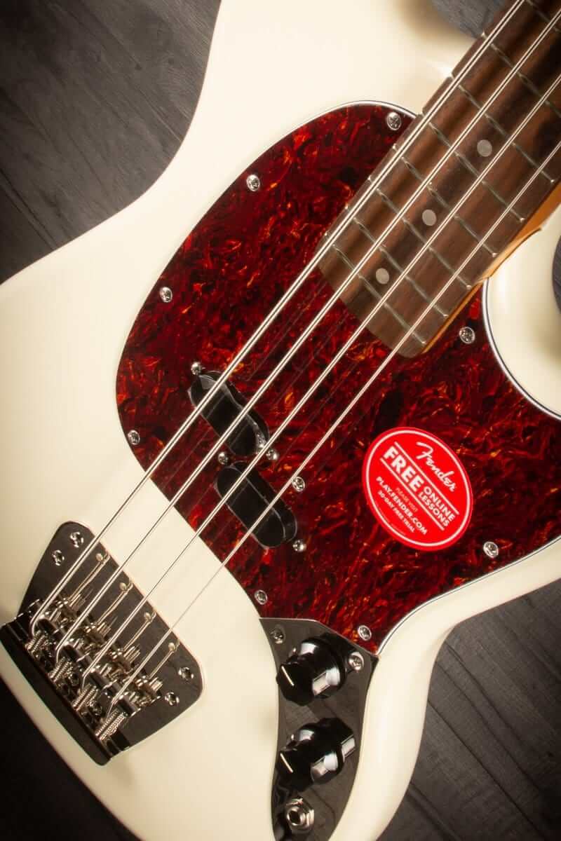 Squier Classic Vibe '60s Mustang Bass Guitar - Olympic White